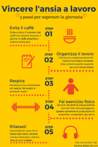 5 semplici trucchi per vincere l'ansia a lavoro